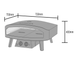 Cozze 24 Inch Gas Fired Pizza Oven - Black Edition Cozze