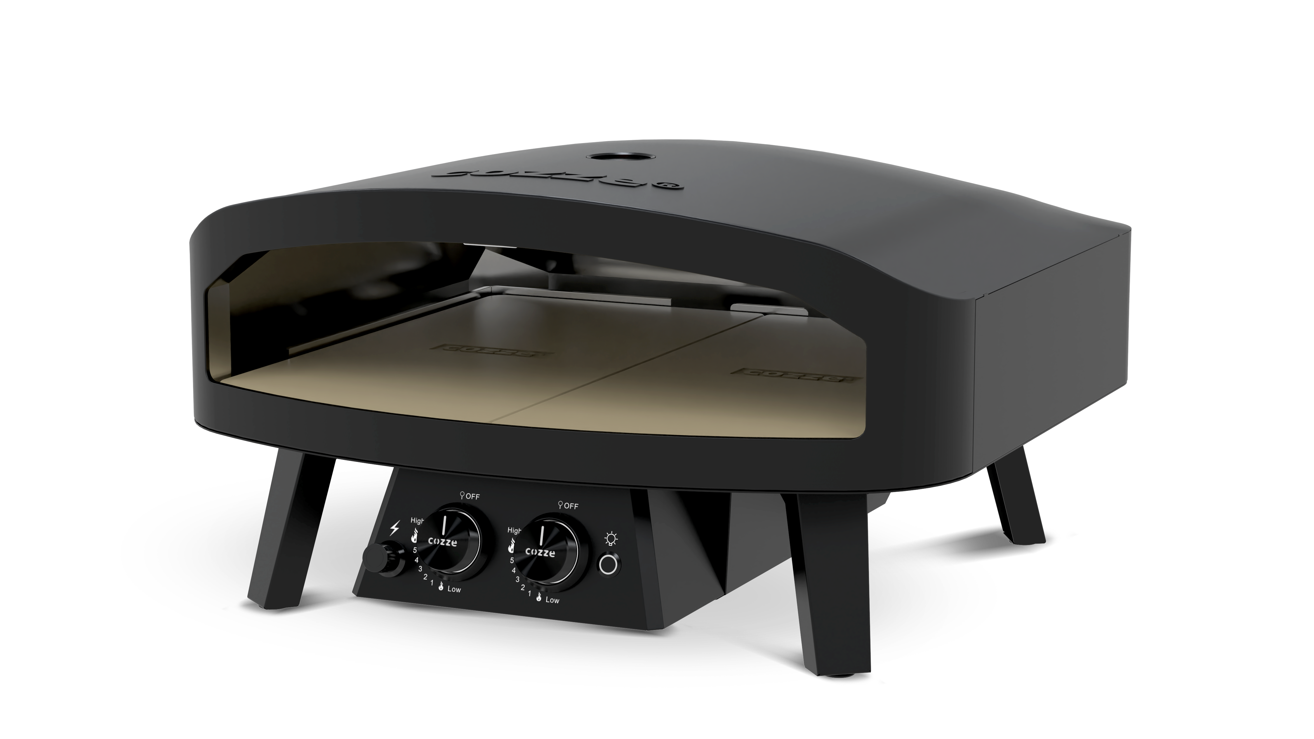Cozze 24 Inch Gas Fired Pizza Oven - Black Edition Cozze