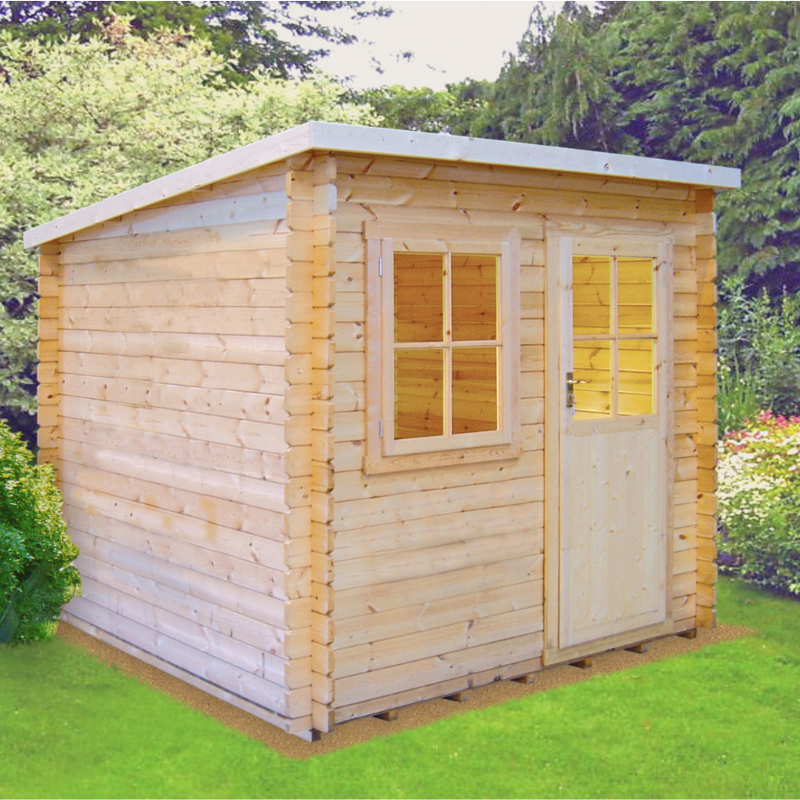 Shire Dean Log Cabin - 8 x 8