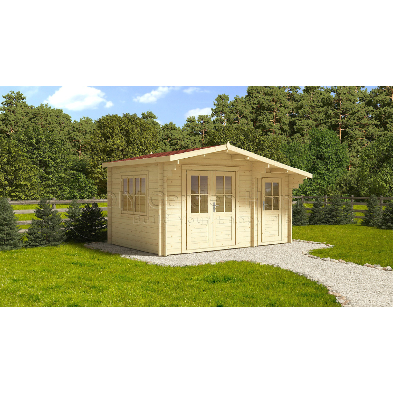 Eurovudas Derby Log Cabin - 4.5m x 3m