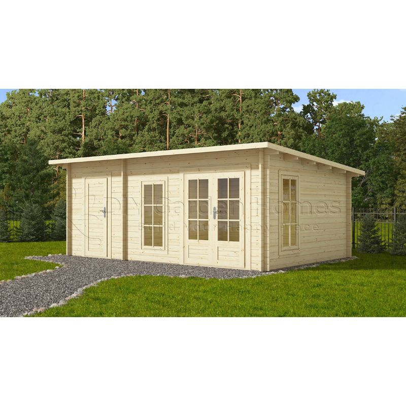 Eurovudas Dover Log Cabin - 6m x 4m