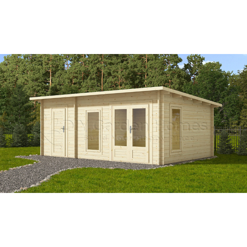 Eurovudas Dover Log Cabin - 6m x 4m