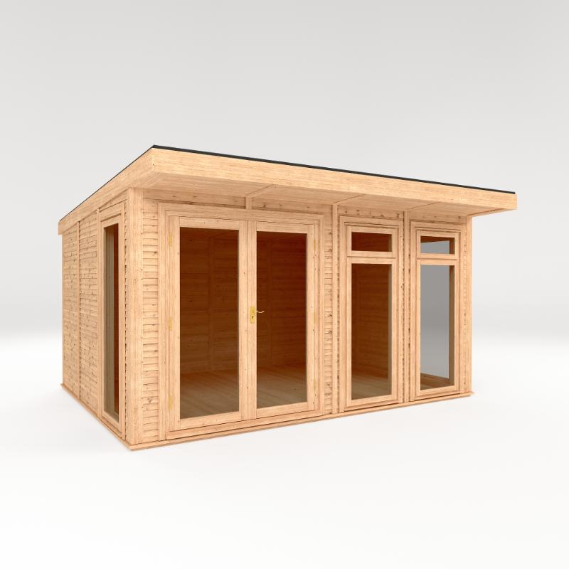 Sherwood Edwinstowe Insulated Garden Room - 4m x 3m (72mm)