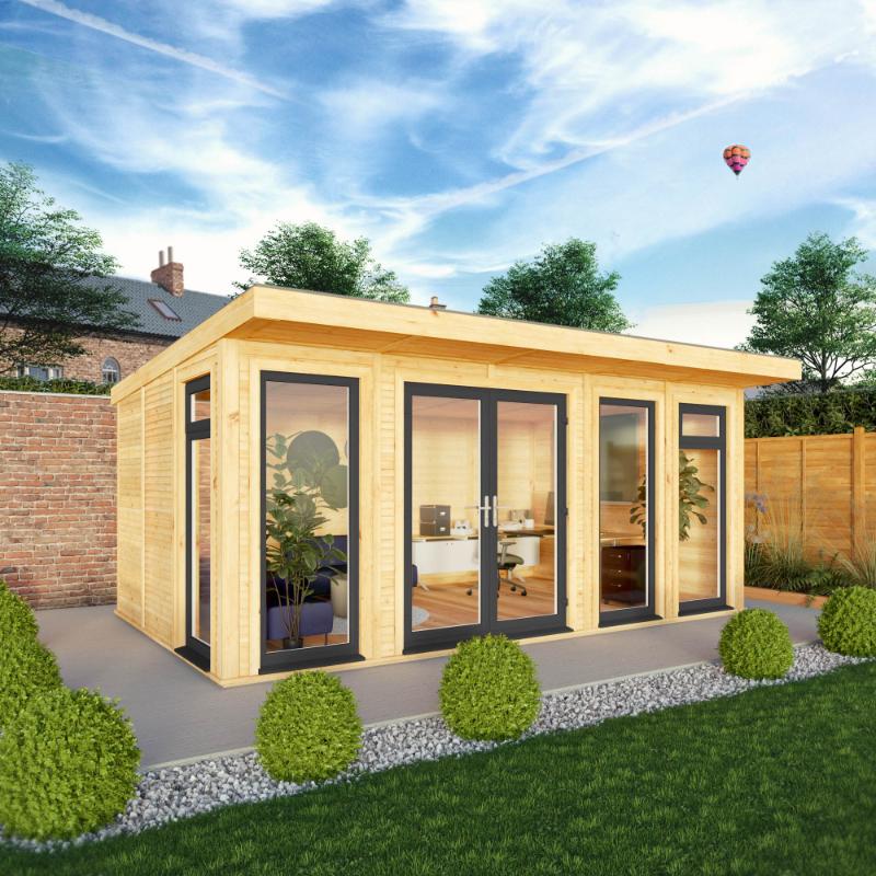 Sherwood Edwinstowe Insulated Garden Room - 5m x 3m (72mm)