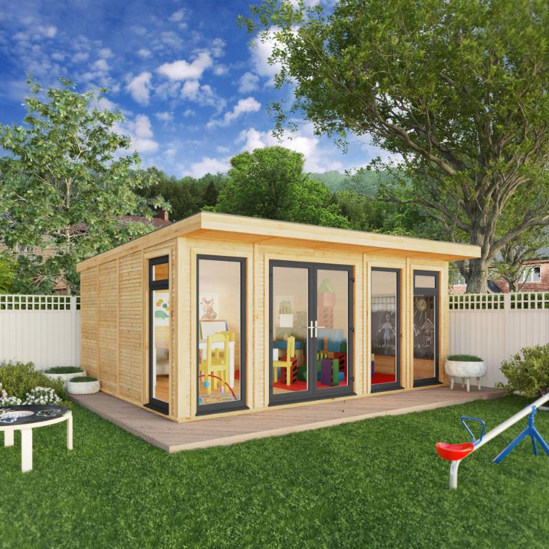 Sherwood Edwinstowe Insulated Garden Room - 5m x 4m (72mm)