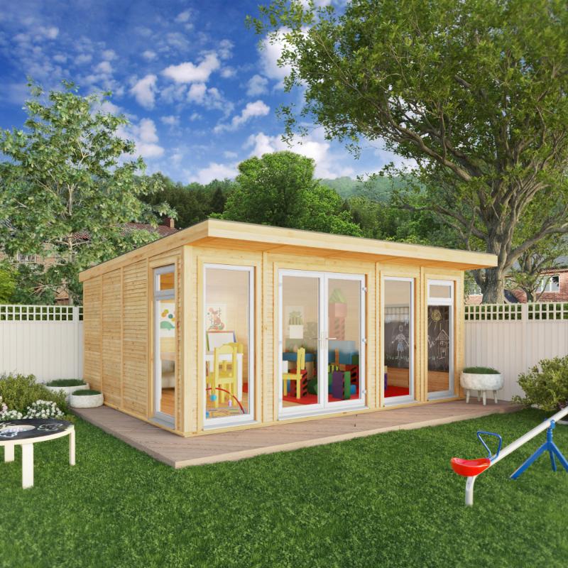 Sherwood Edwinstowe Insulated Garden Room - 5m x 4m (72mm)