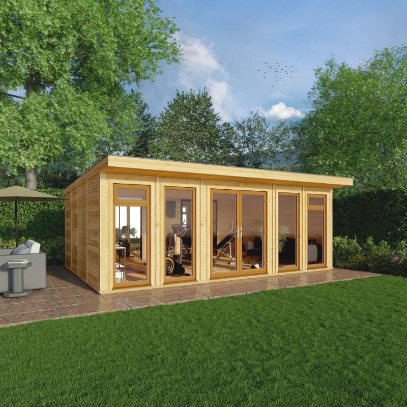 Sherwood Edwinstowe Insulated Garden Room - 6m x 4m (72mm)