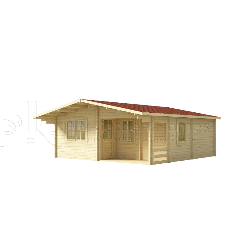 Eurovudas Royal Log Cabin - 6m x 6m