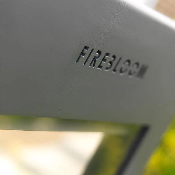 BBQube Firebloom Fresco Outdoor Wood Burning Heater