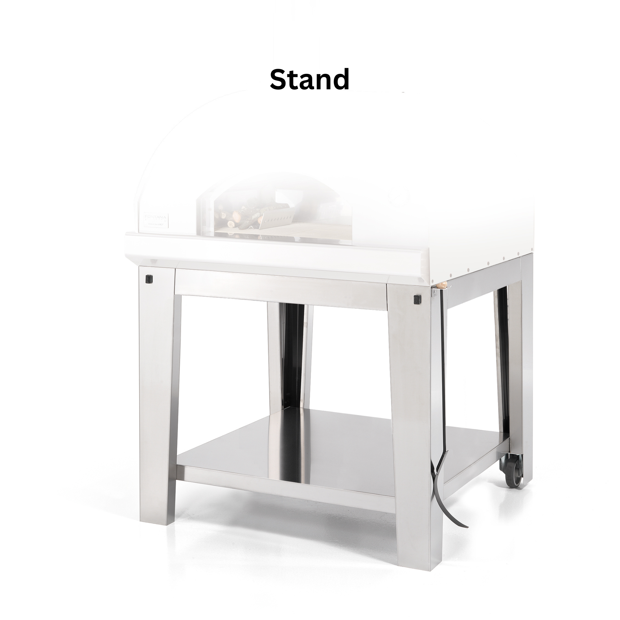 Fontana Forni Marinara Duel Fuel Pizza Oven BUILD IN - Rosso/Anthracite/Stainless Steel Fontana Forni