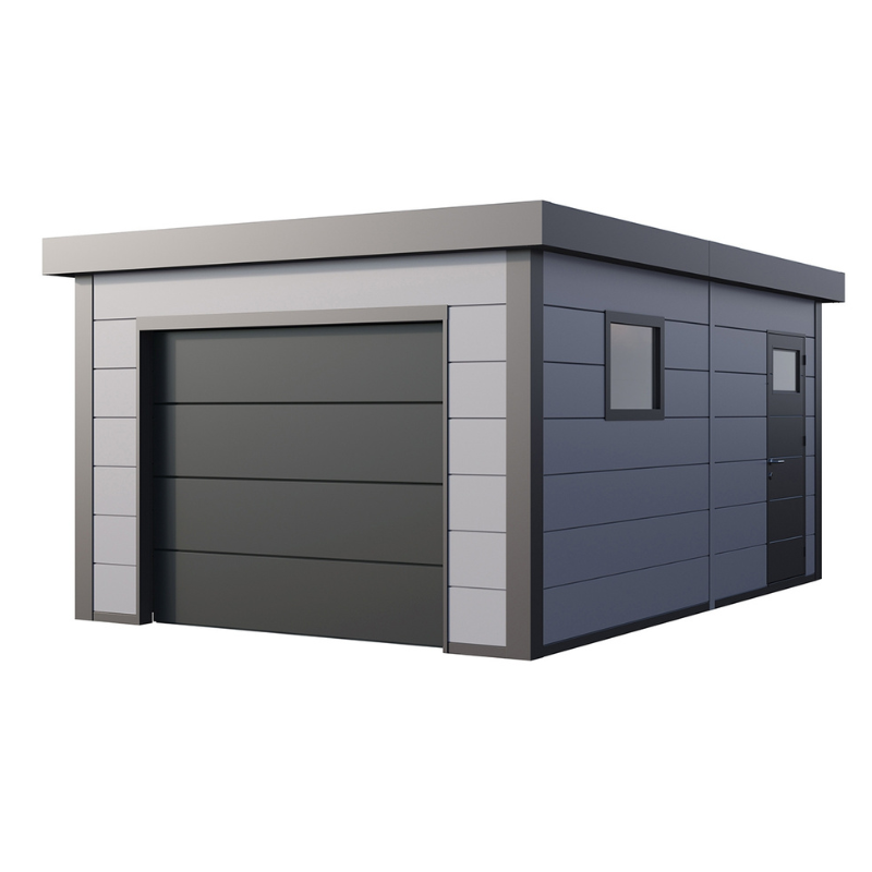 Telluria Eleganto 3654 Metal Garage - 12x18 ft