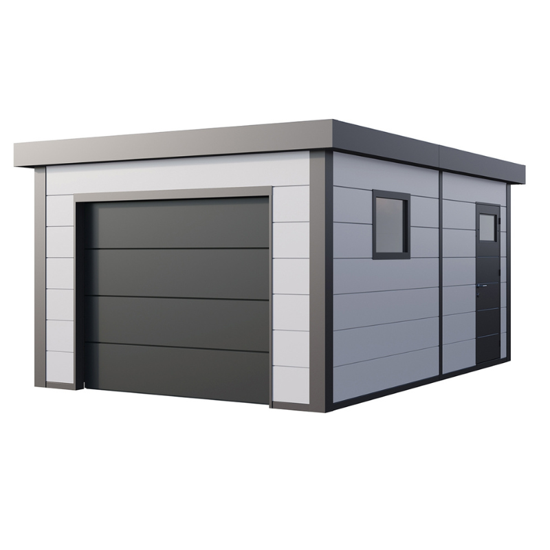 Telluria Eleganto 3654 Metal Garage - 12x18 ft