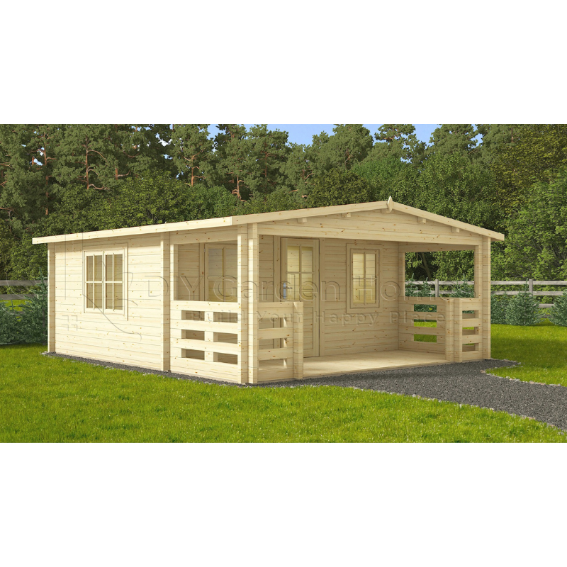 Eurovudas Gorbea Log Cabin - 5m x 6m