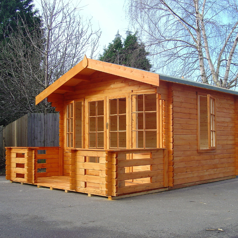 Shire Grizedale Log Cabin - 12 x 16