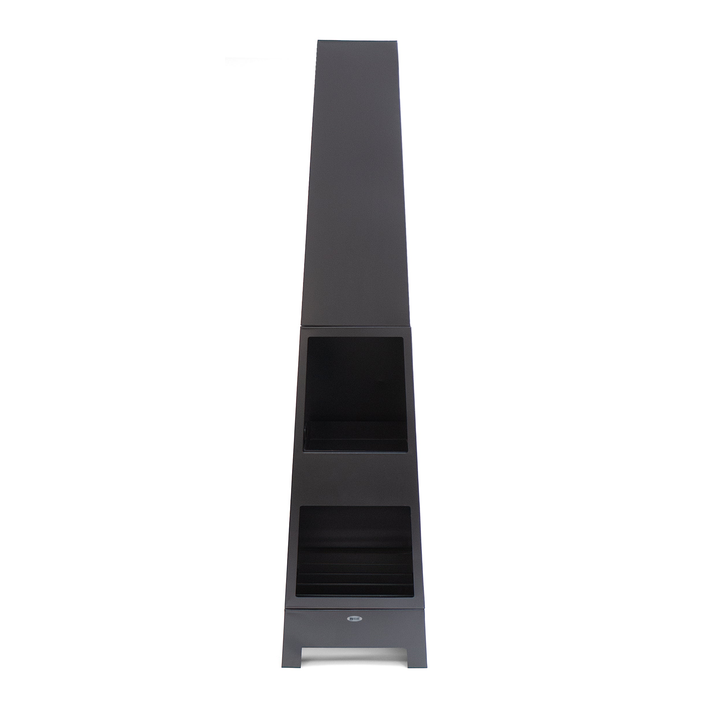 HEAT Oslo Dual Level Outdoor Fireplace - Black