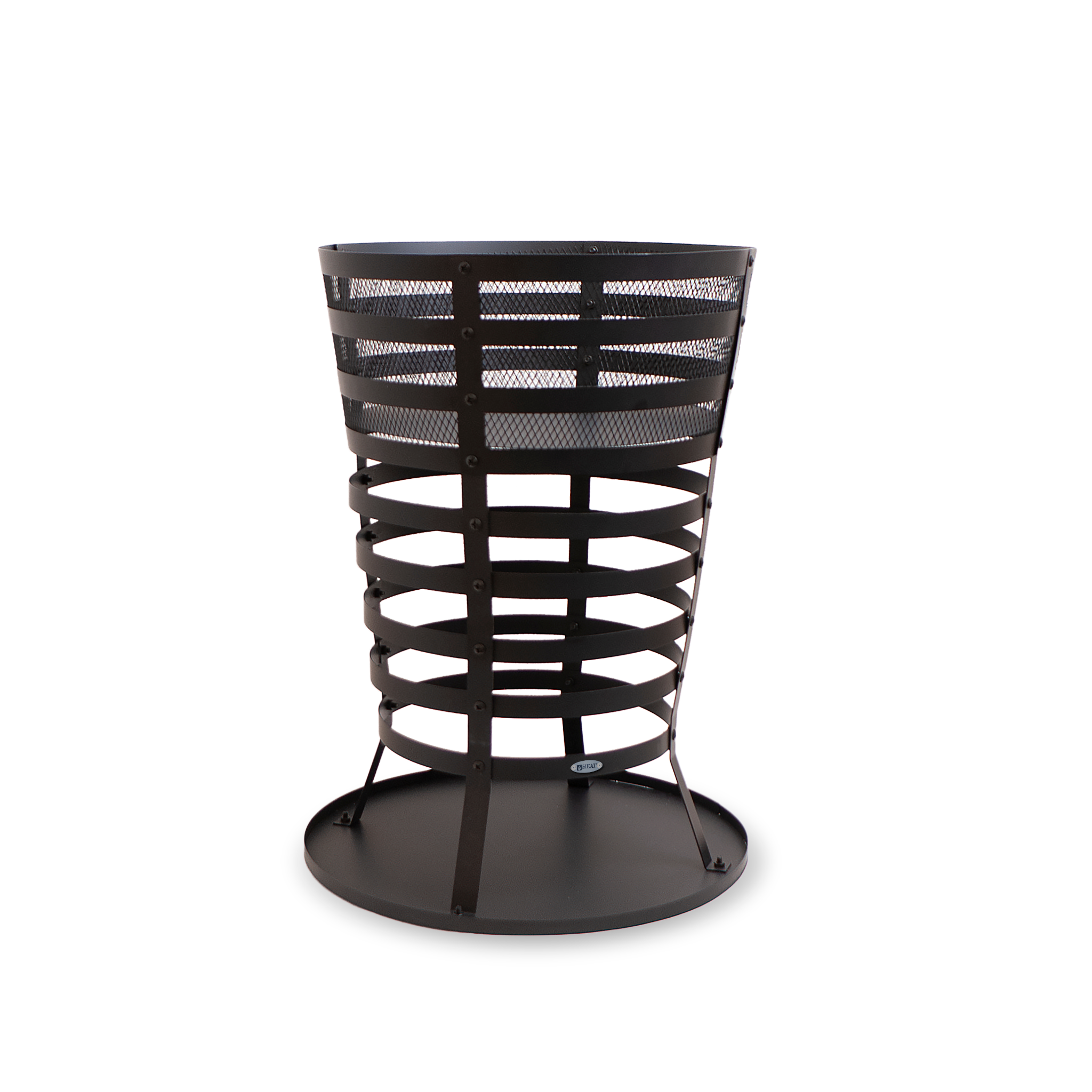 HEAT Mandal Outdoor Fire Basket With Base Plate