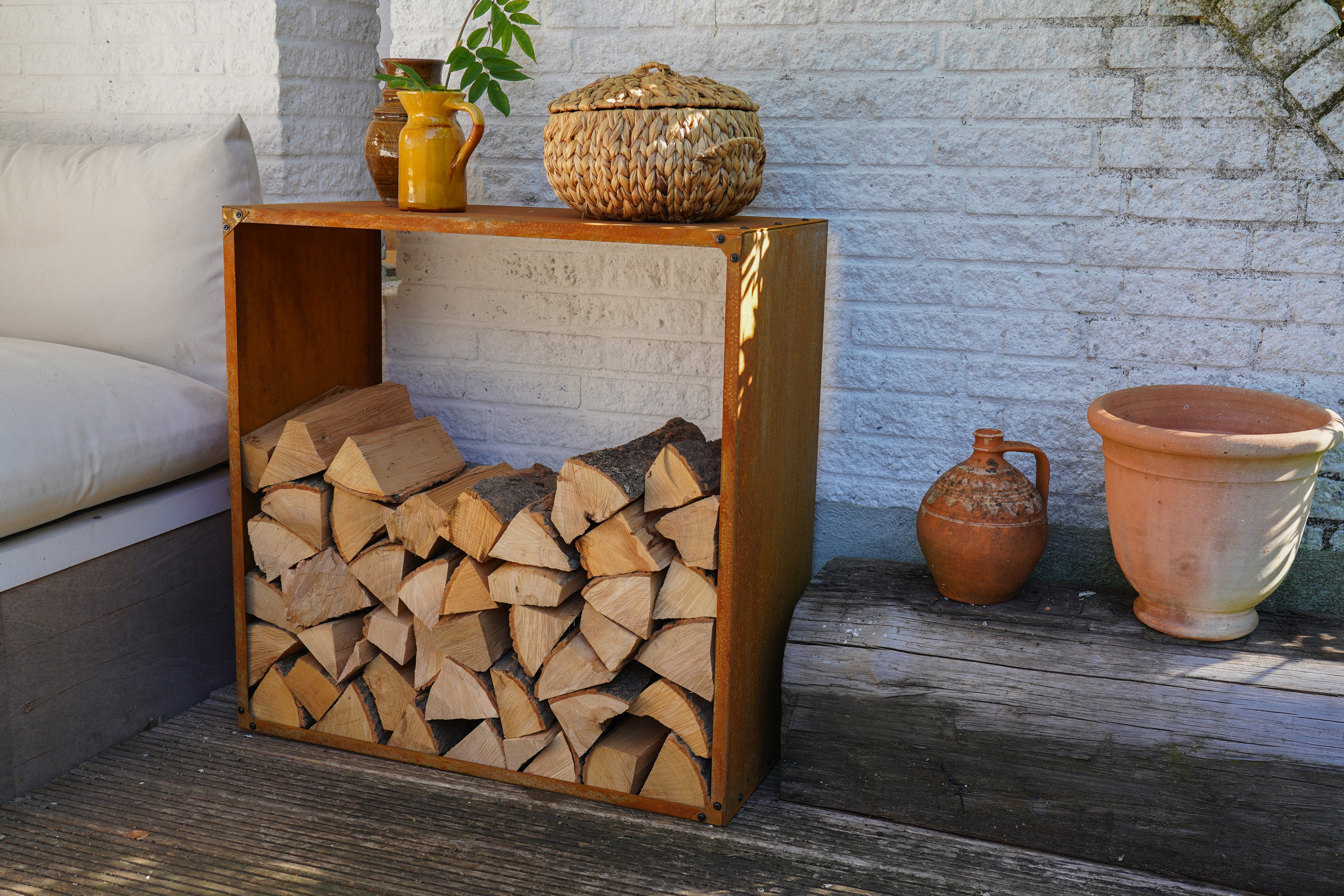 HEAT Dokka Wood Store - Rust