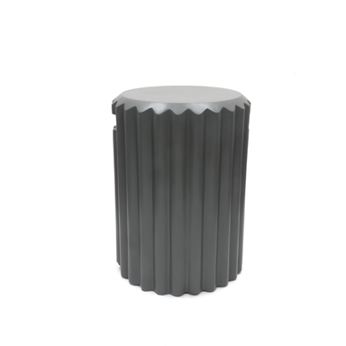 Happy Cocooning Rib Round Canister Enclosure - Smokey Anthracite Happy Cocooning