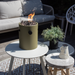 Happy Cocooning Lumi Steel Table Burner - Olive Green Happy Cocooning
