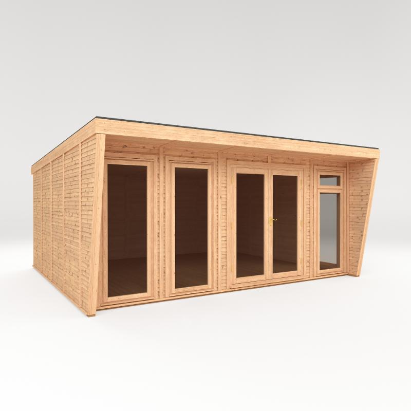 Sherwood Harlow Insulated Garden Room - 5m x 4m (72mm)