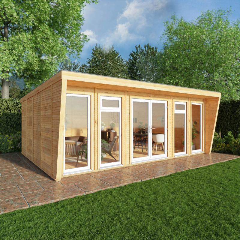 Sherwood Harlow Insulated Garden Room - 6m x 4m (72mm)