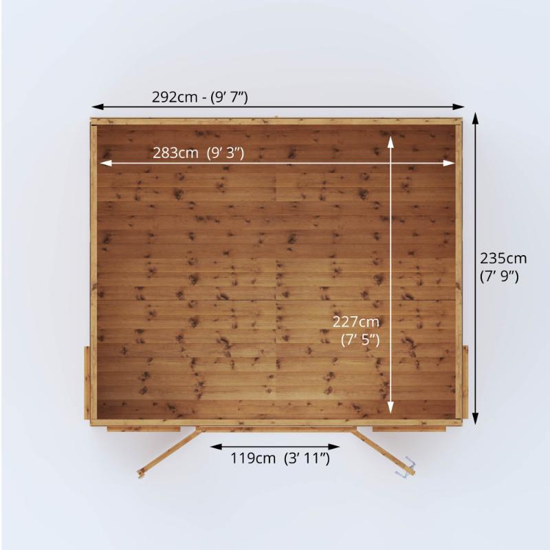 Mercia Premium Helios Summerhouse - 10ft x 8ft
