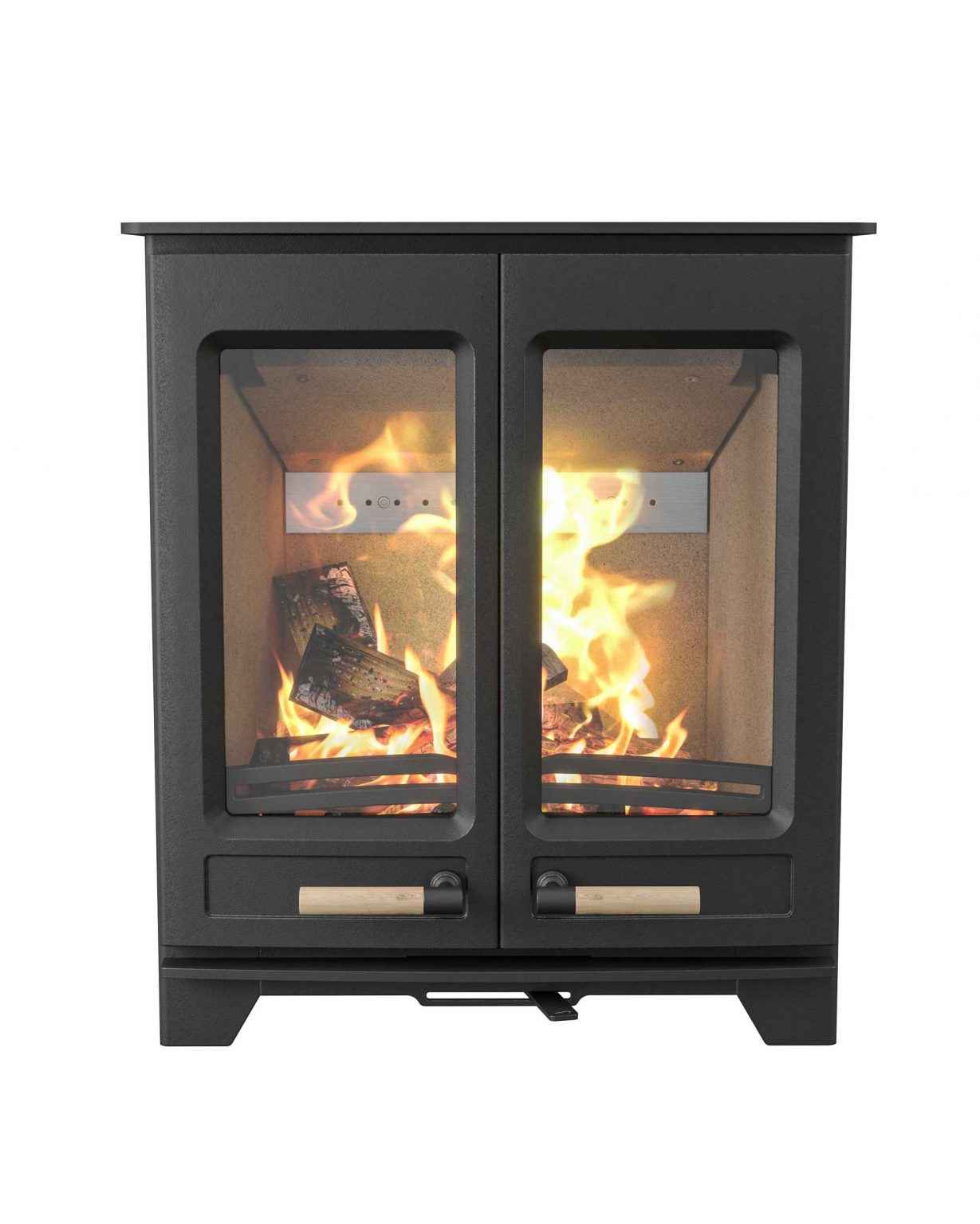 Henley Stoves Hampton 5Kw Twin Door Wood Burning Stove Henley Stoves