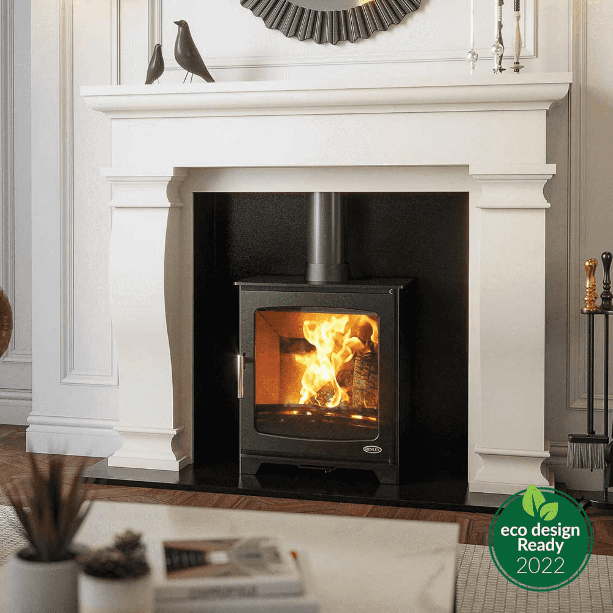 Henley Stoves Hazelwood 5kW Landscape Wood Burning Stove (Eco) Henley Stoves