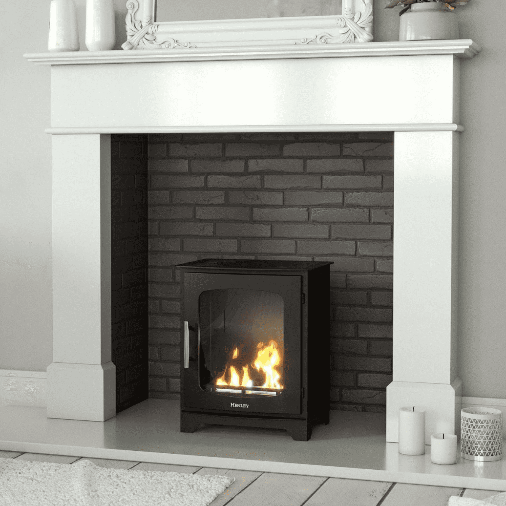 Henley Stoves Hazelwood Compact Bioethanol Stove Henley Stoves