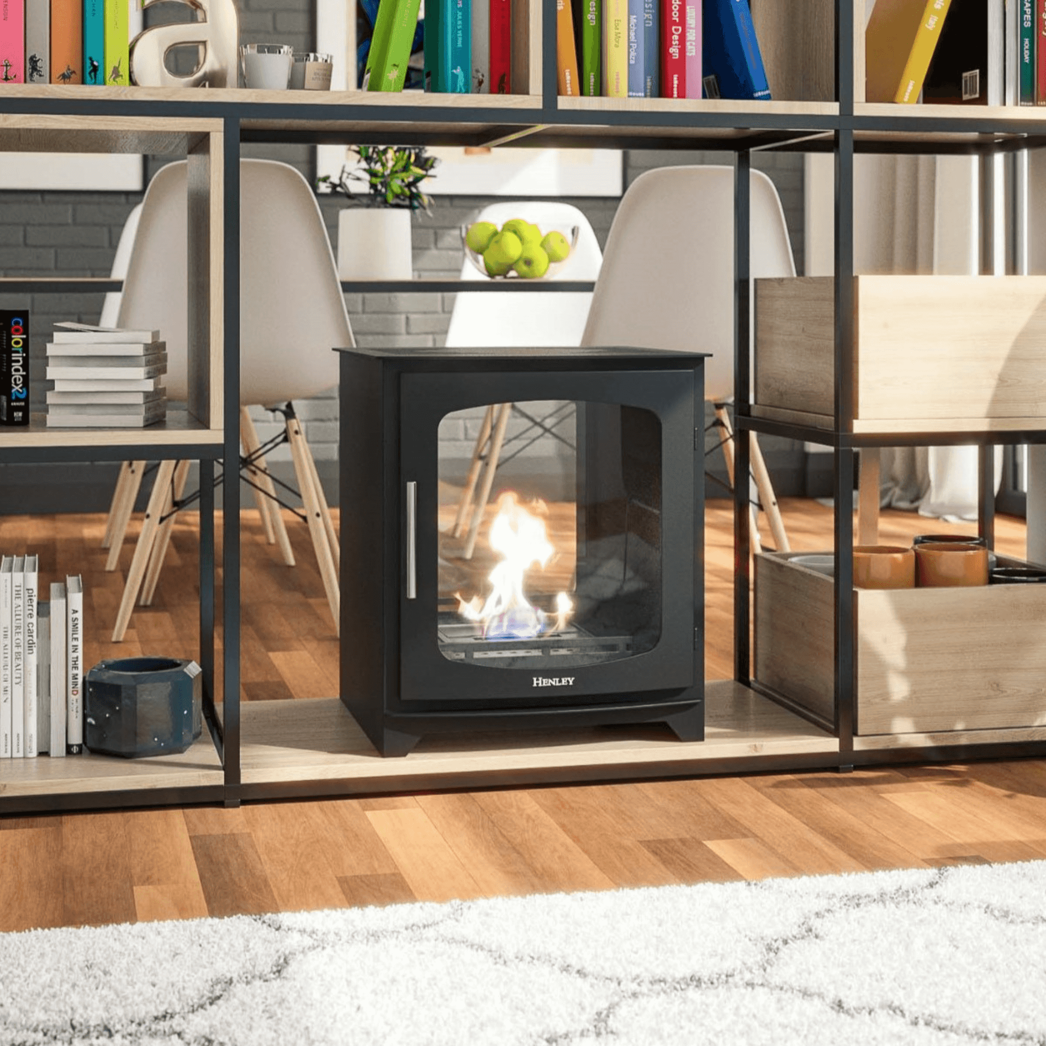 Henley Stoves Hazelwood Double Sided Bioethanol Stove Henley Stoves