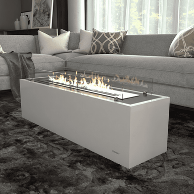 Henley Stoves Mist Freestanding Bioethanol Fire - White Henley Stoves
