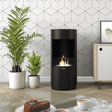 Henley Stoves Paris Bioethanol Stove - Black/White Henley Stoves