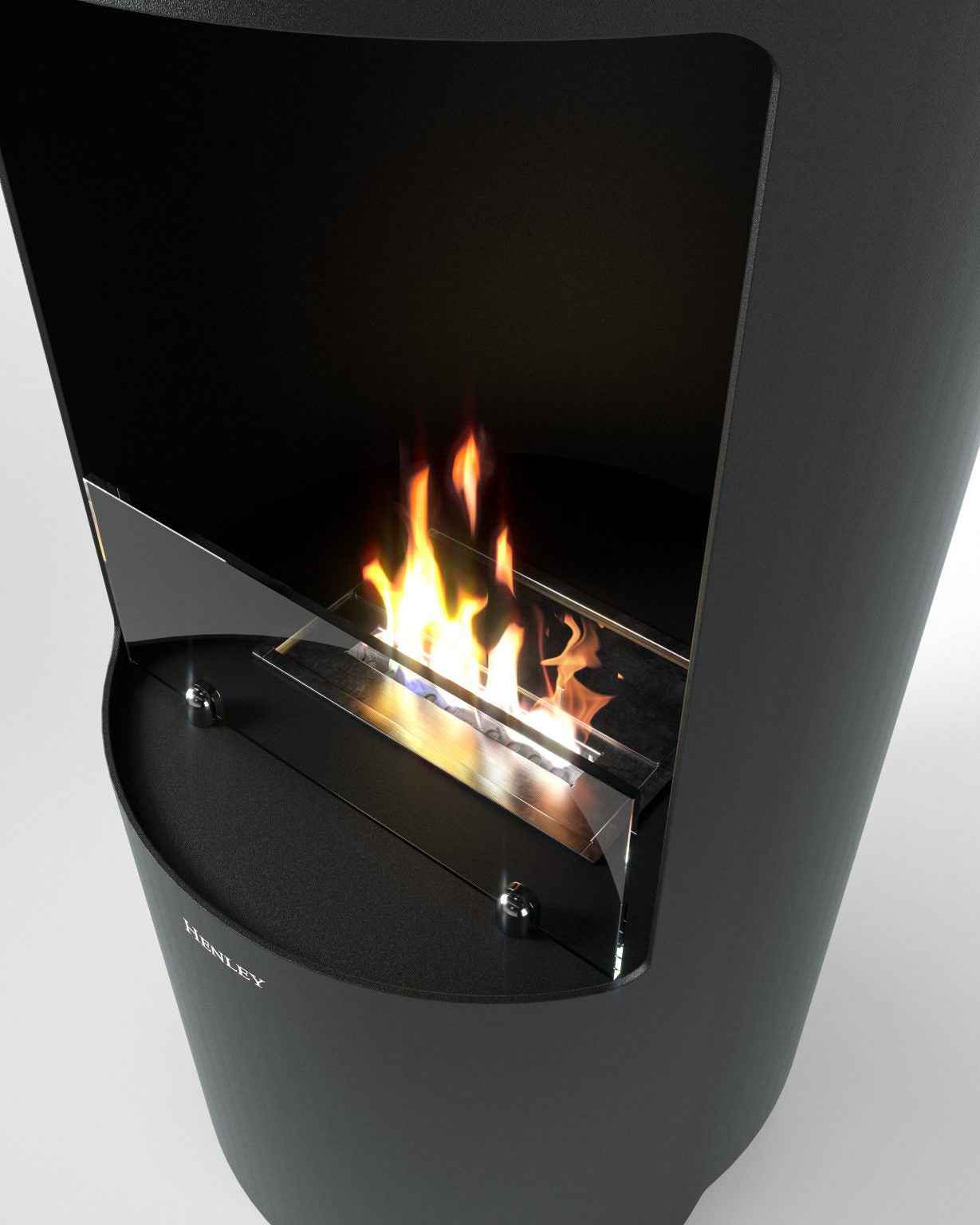 Henley Stoves Paris Bioethanol Stove - Black/White Henley Stoves