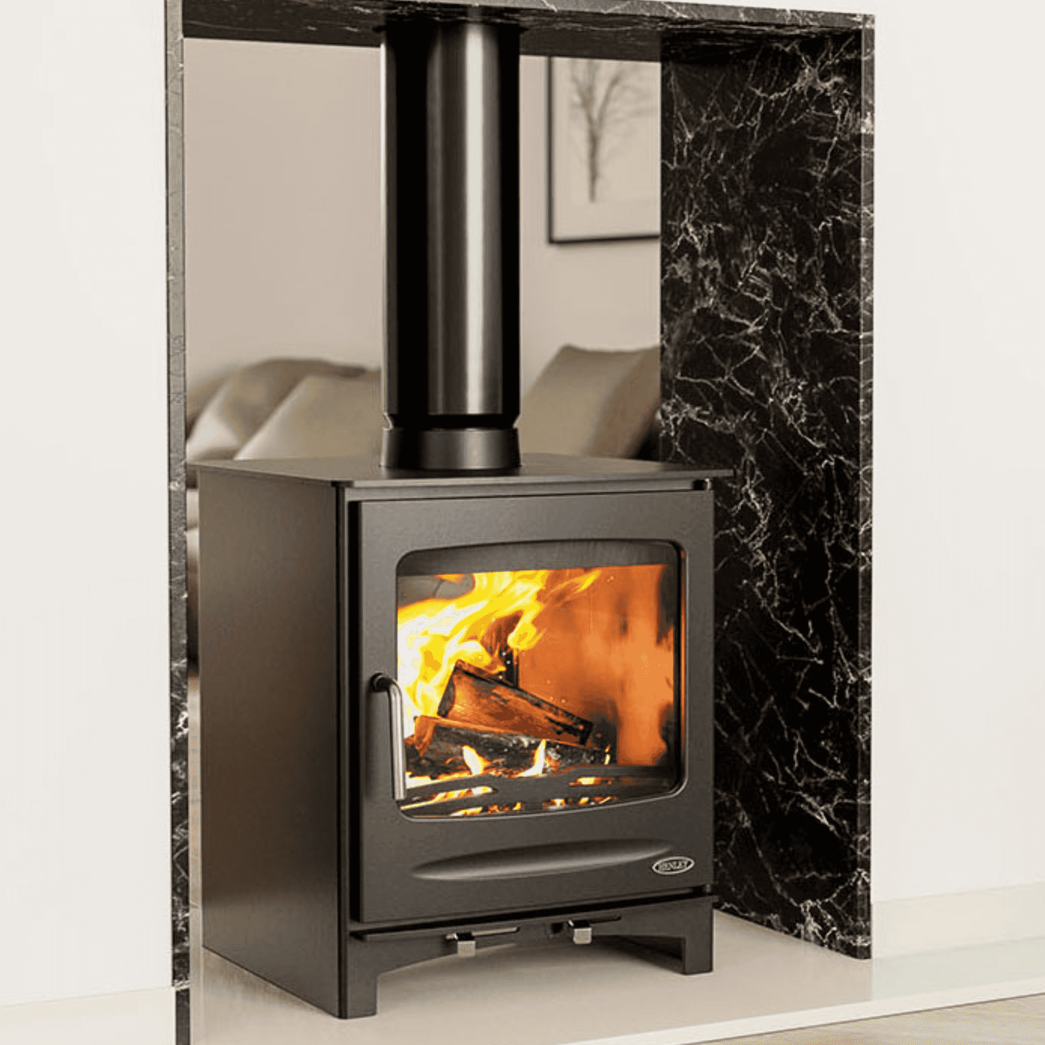 Henley Stoves Sherwood 10kW Double Sided Multi Fuel Stove (Eco) Henley Stoves