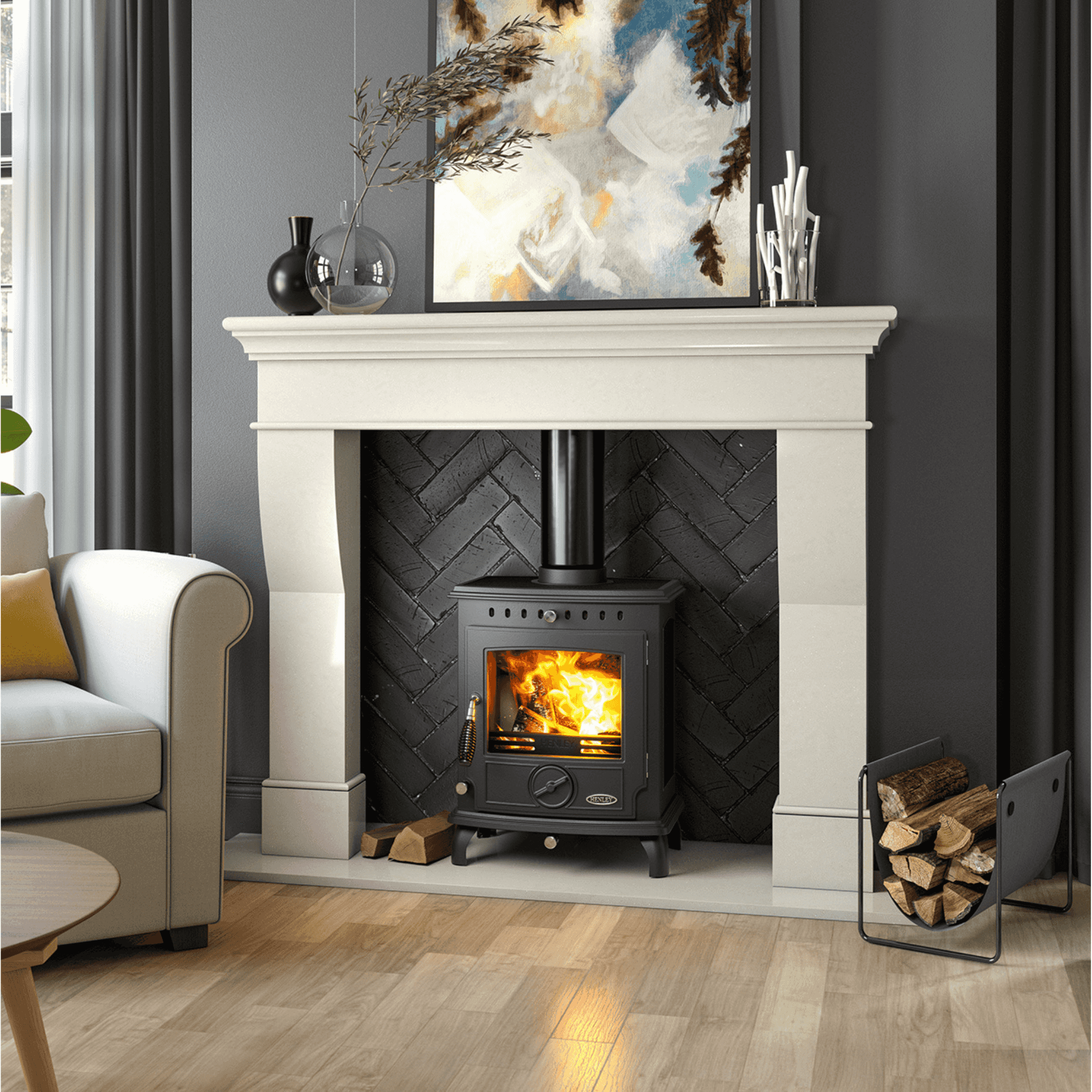 Henley Stoves Aran 5kw Multi Fuel Stove Henley Stoves