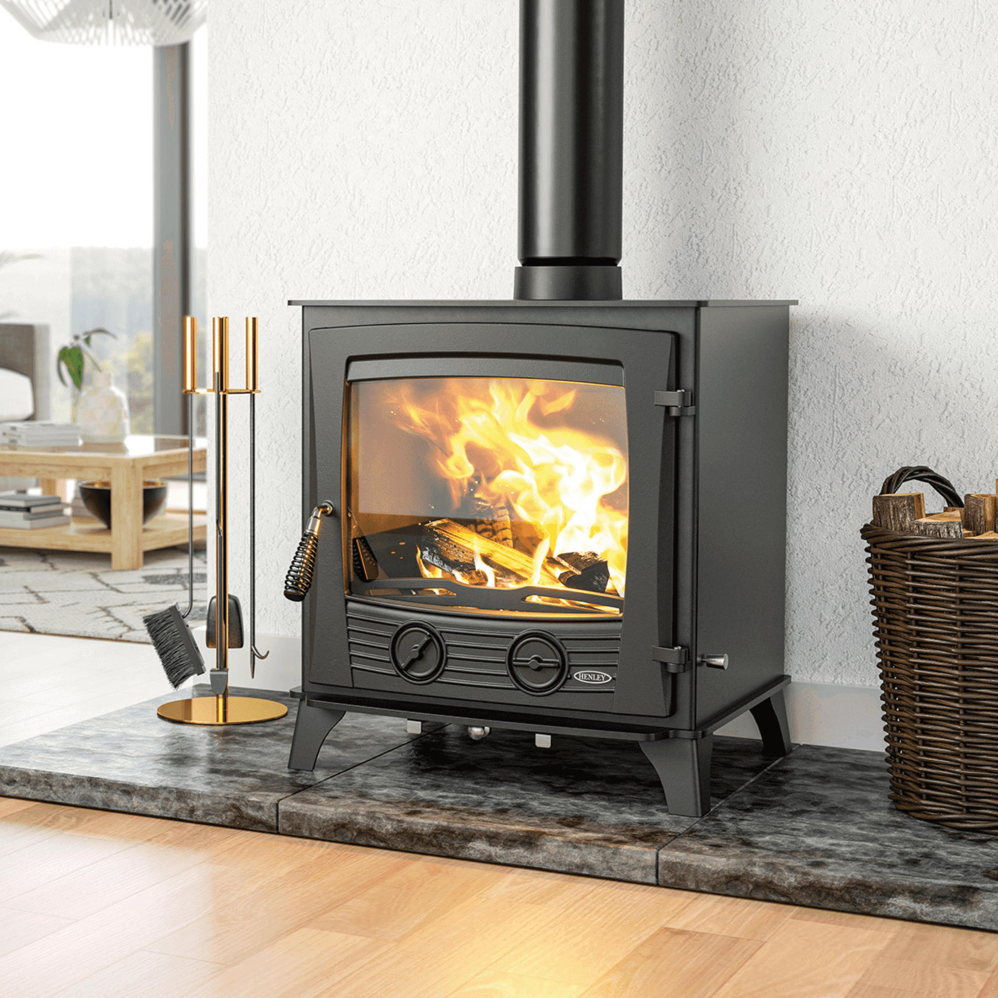 Henley Stoves Druid 21kW Multi Fuel Boiler Stove Henley Stoves