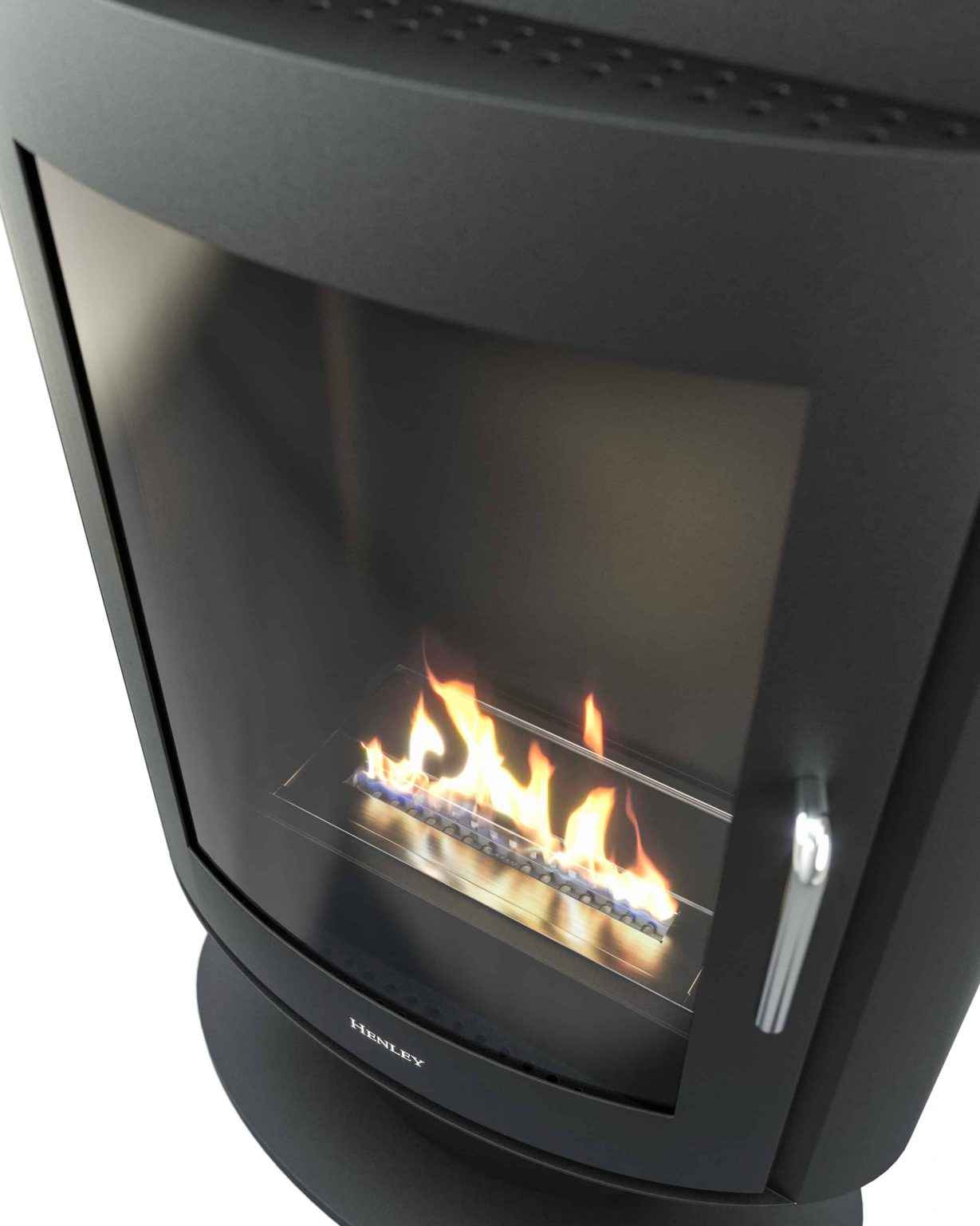 Henley Stoves Madrid Pedestal Bioethanol Stove - Black Henley Stoves