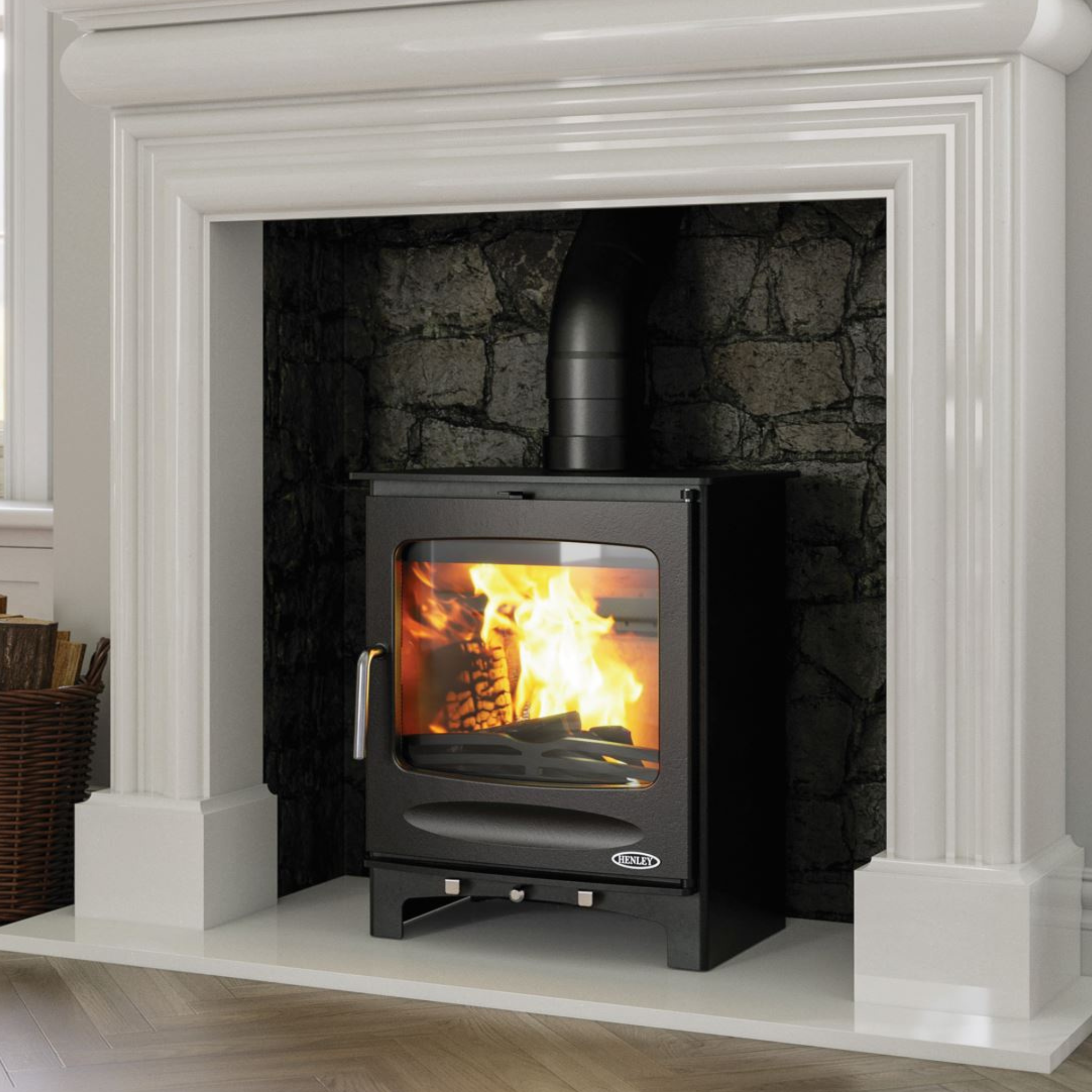 Henley Stoves Sherwood 8kW Multi Fuel Stove Henley Stoves