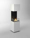 Henley Stoves Vienna Freestanding Bioethanol Stove - Black/White Henley Stoves