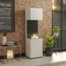 Henley Stoves Vienna Freestanding Bioethanol Stove - Black/White Henley Stoves