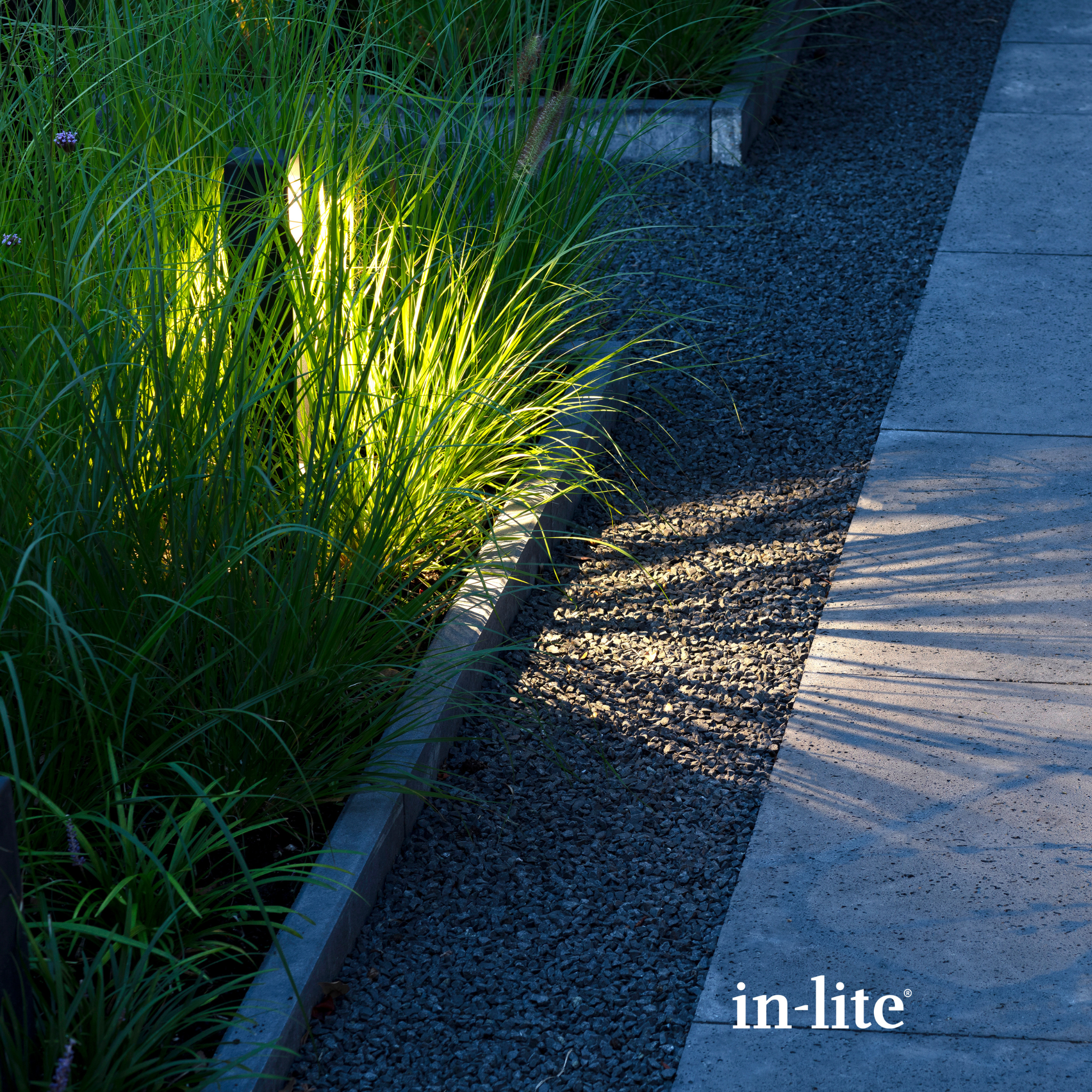 IN-LITE Ace High 12v Path Light (490mm) - Dark Grey