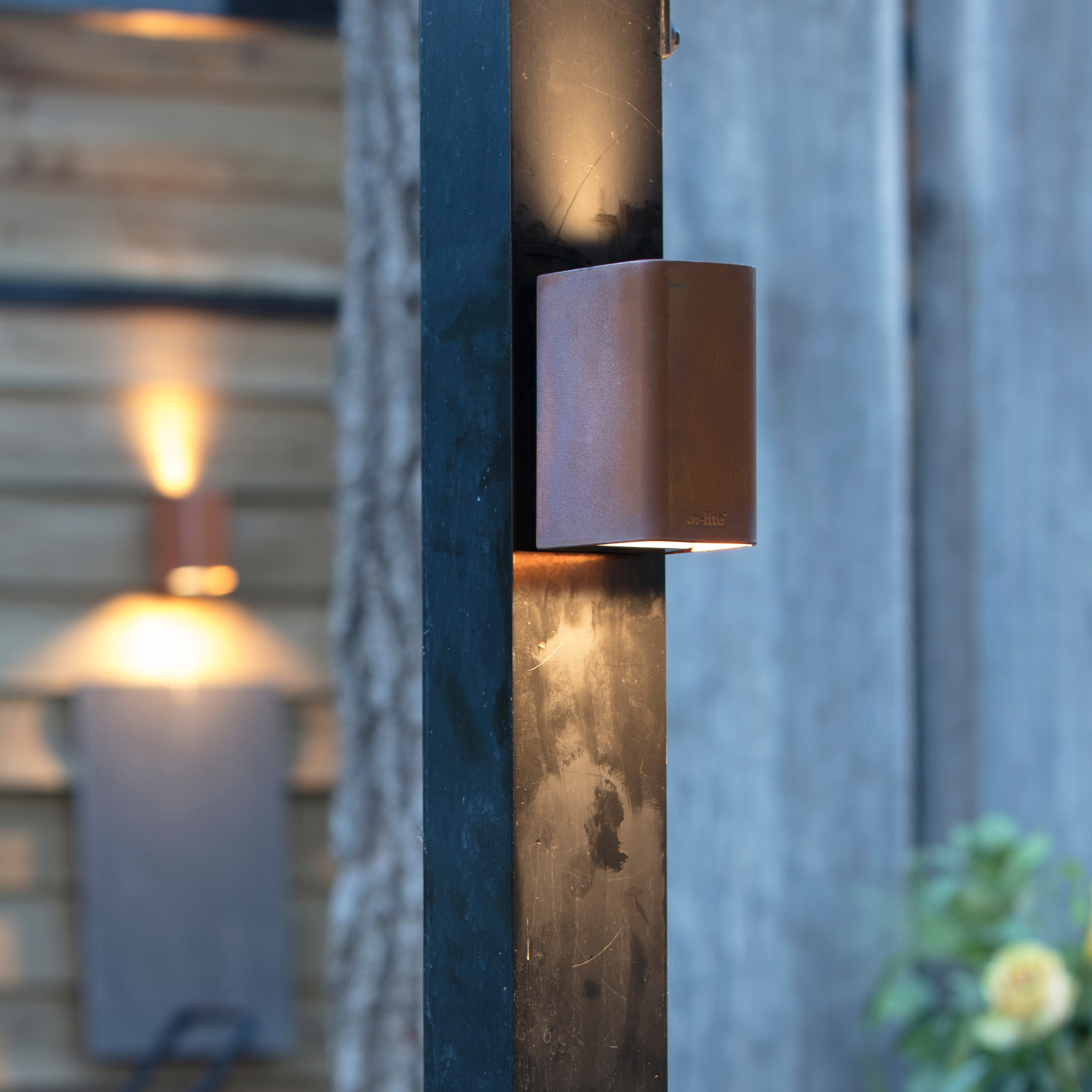 IN-LITE Ace Up/Down 12v Wall Light - Dark Grey