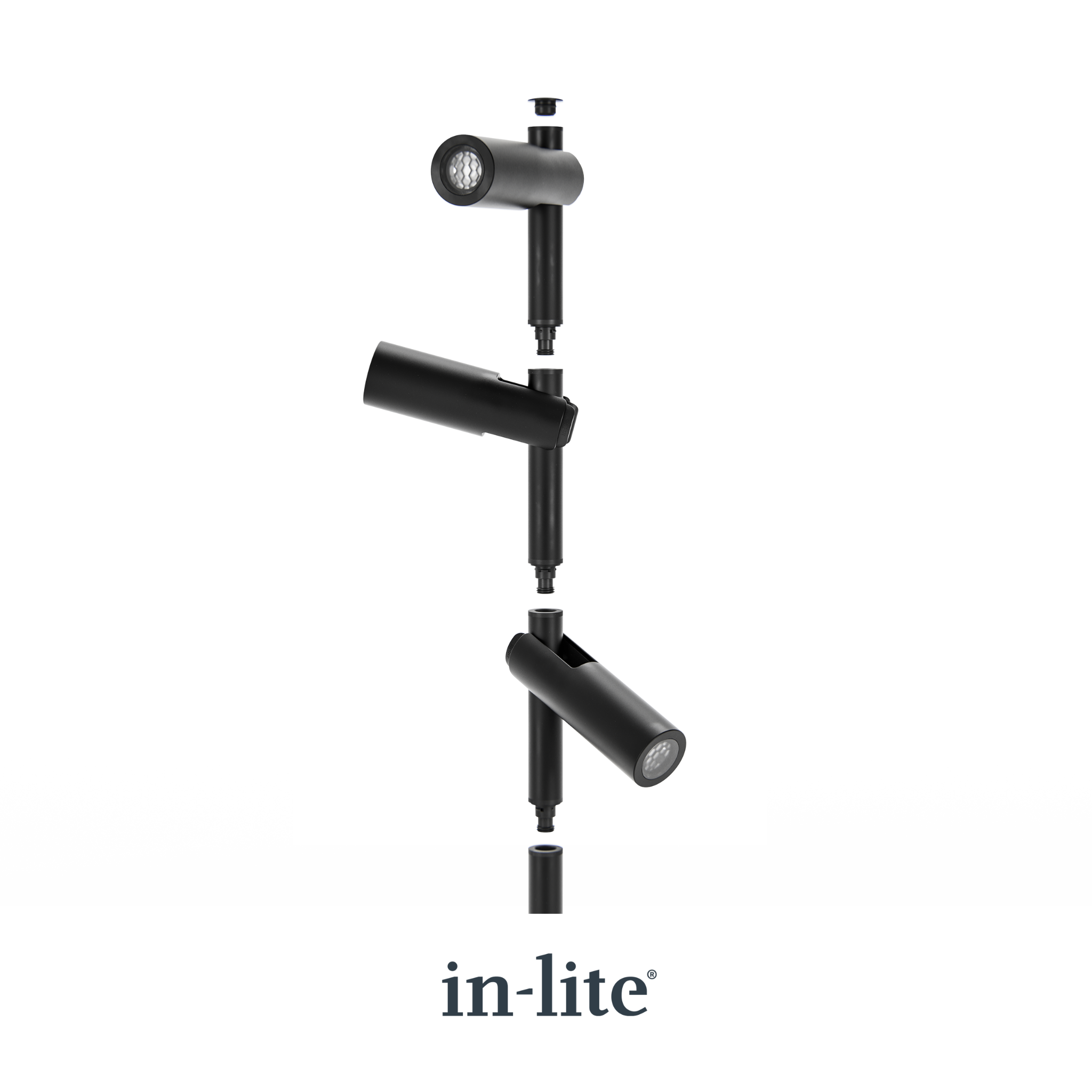 IN-LITE Aim 12v Modular Spike Spot - Black