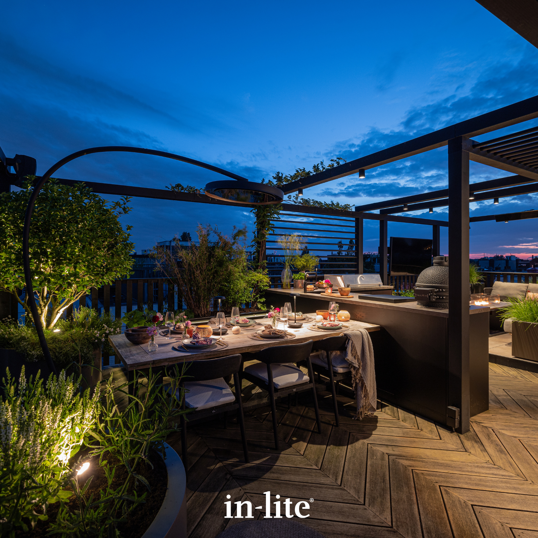 IN-LITE Mini Scope 12v Ceiling Light - Black