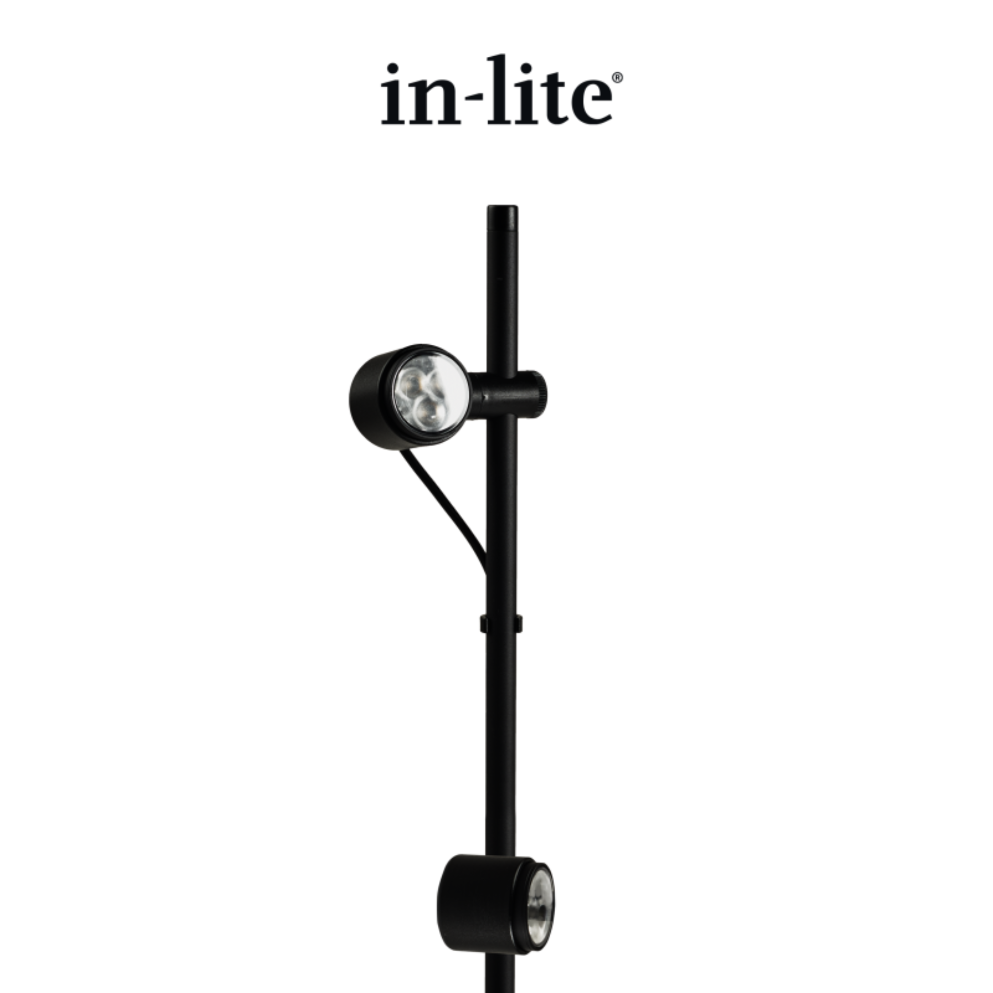 IN-LITE Mini Scope Duo 12v Spike Spot - Black