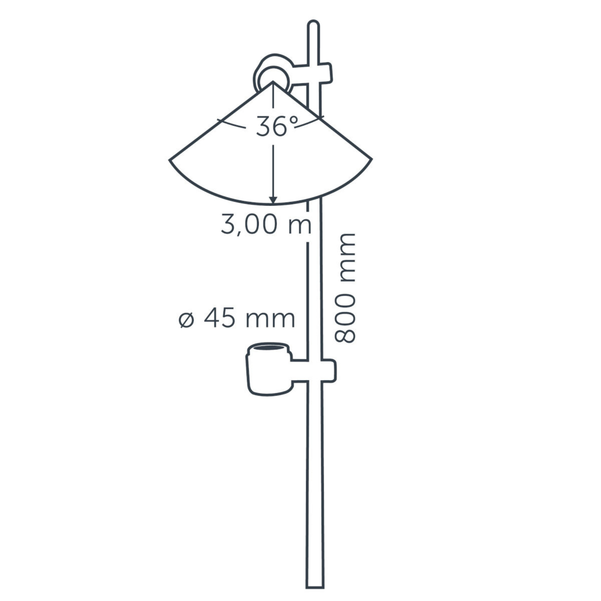 IN-LITE Mini Scope Duo 12v Spike Spot - Black