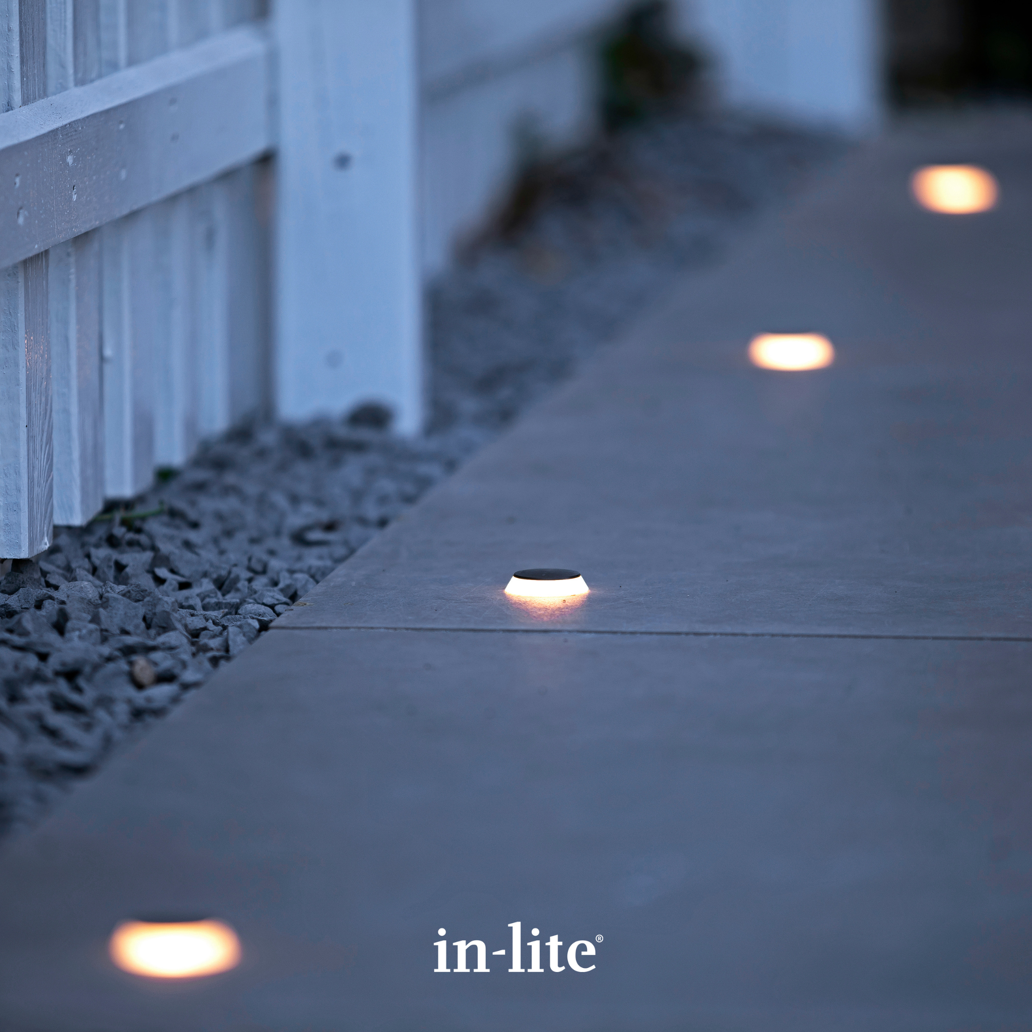 IN-LITE Puck 22 12v Recessed Path Light - Black