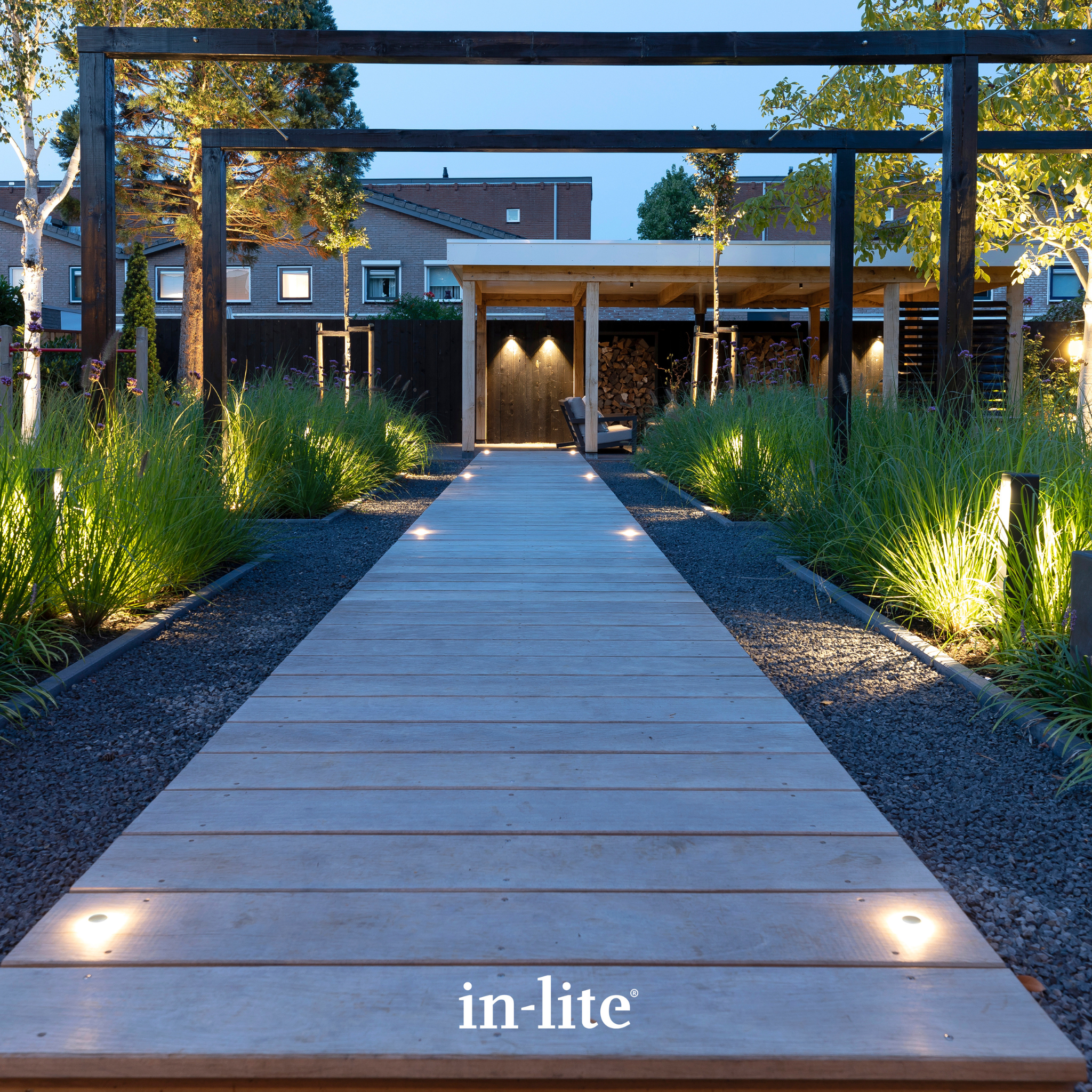 IN-LITE Puck 22 12v Recessed Path Light - Black