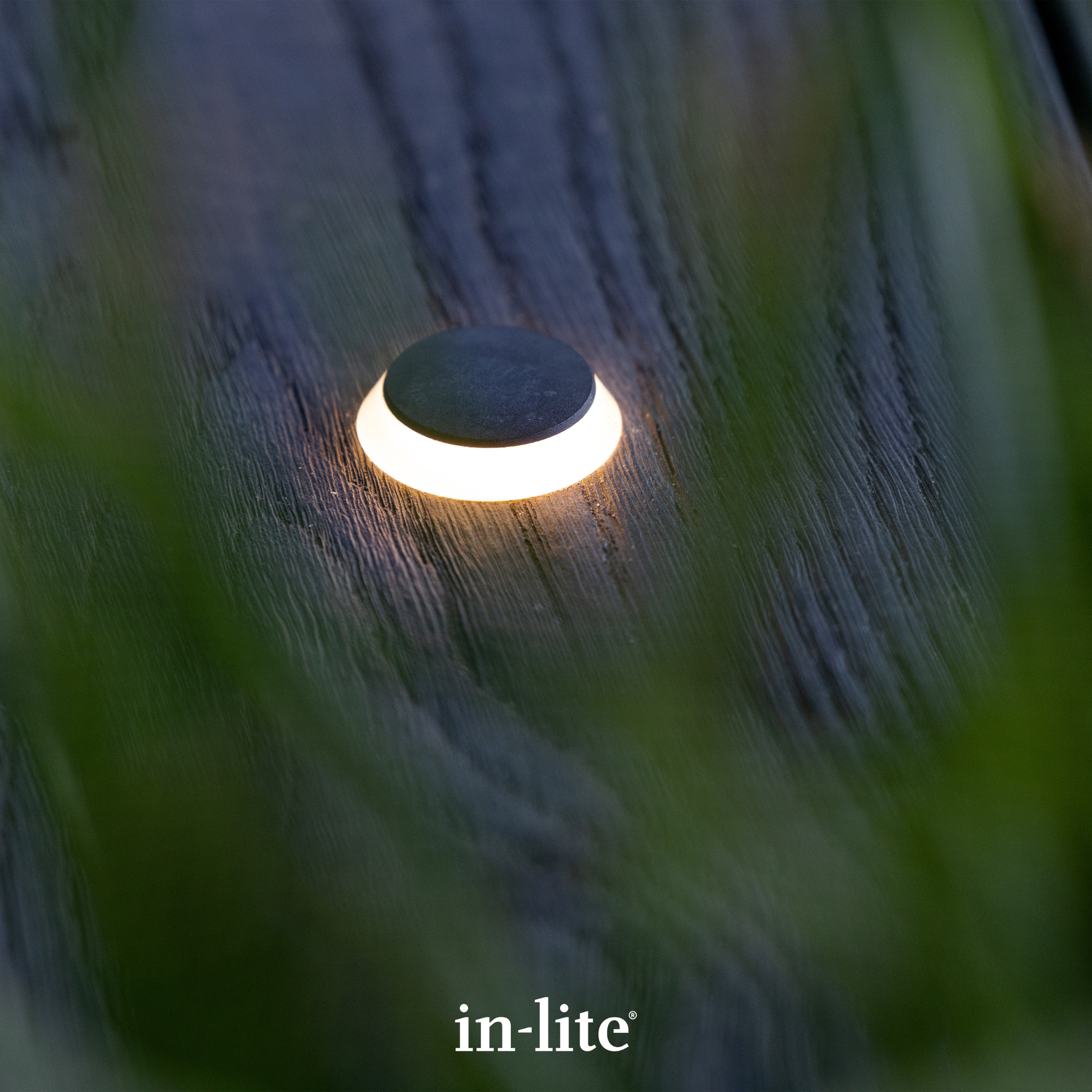 IN-LITE Puck 12v Recessed Path Light - Black