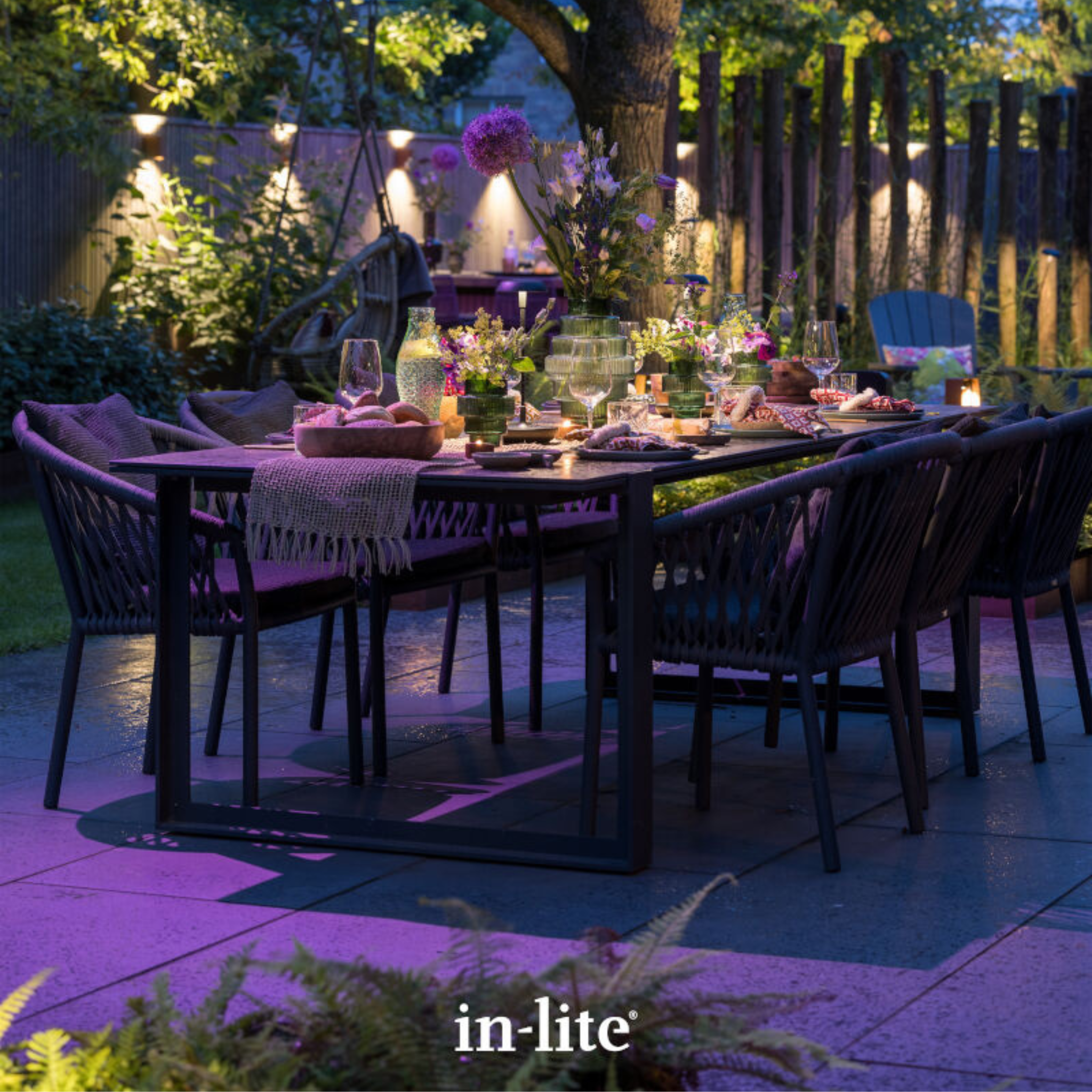 IN-LITE Smart Scope Tone 12v RGBW Spike Spot - Black